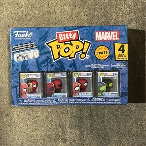 Funko Bitty Pop! Marvel Spider-Man 4-Pack - Red and Green